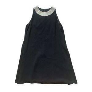 Vintage Datiani Black Beaded Mini Dress 10